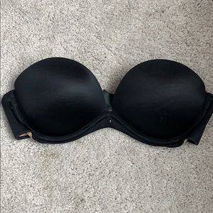 Victoria Secret Strapless Bra Black